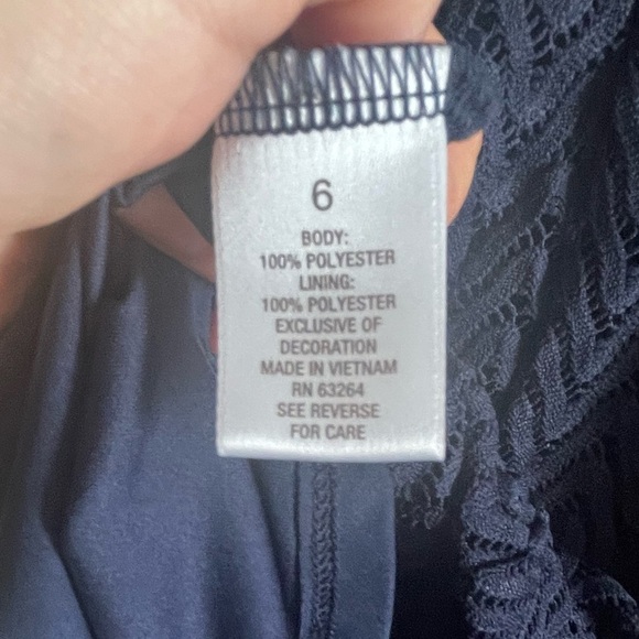 Mixt By Heidi Weisel Navy Dress. Pre-Owned. - Picture 5 of 6